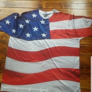 Mens american flag shirt